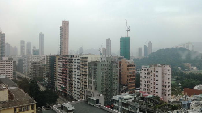 View from our room (Mongkok East Area)